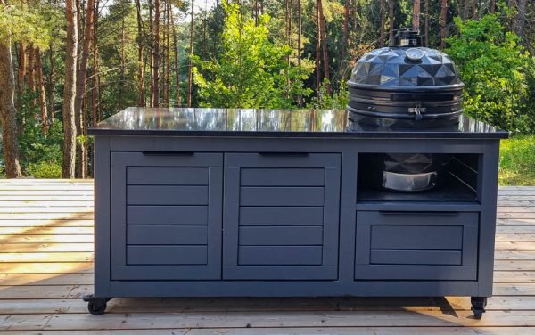 Kamado table "Solid Pine Pix7016" - Image 3