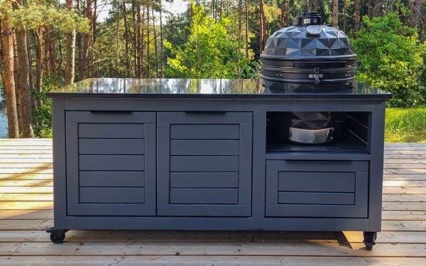 Kamado table "Solid Pine Pix7016" - Image 5