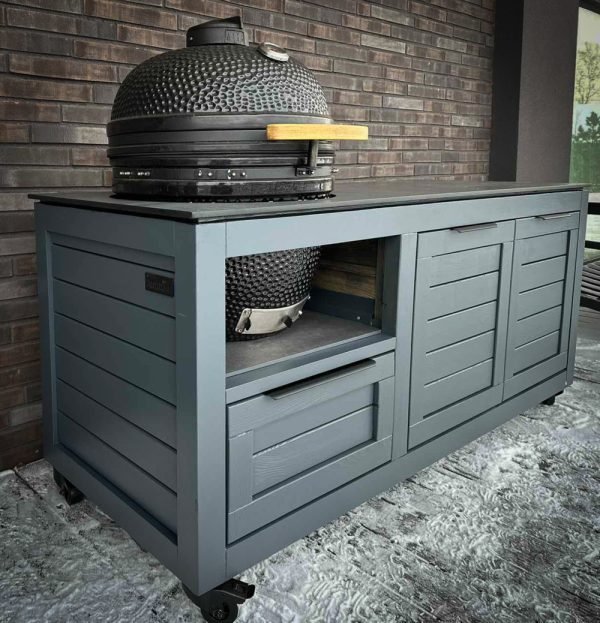 Kamado table "Solid Pine Pix7016" - Image 6