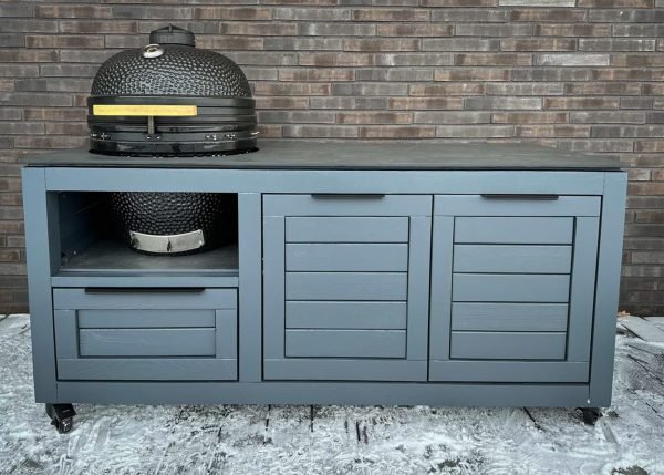 Kamado table "Solid Pine Pix7016" - Image 4