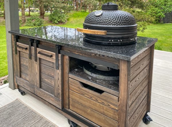 Kamado stalas "Solid Ash CH / SL system160" - Image 2