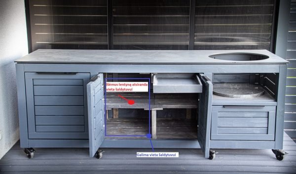 Kamado table "Solid Pine Pin7016 / L240" - Image 16