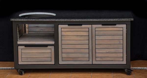 Kamado table "Teak DF /9005"