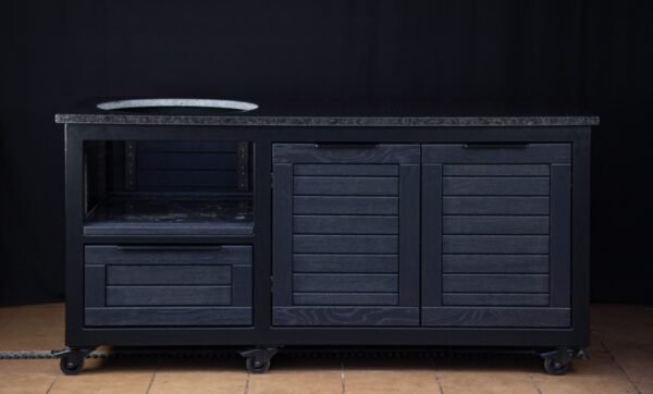 Kamado table "Black Oak /9005"