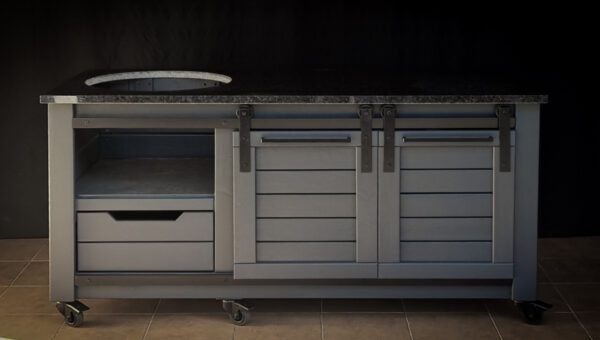 Kamado table "Solid Pine Pix7016 /SL system190"