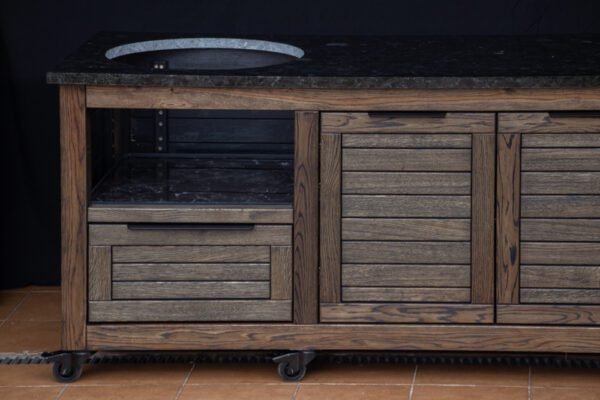Kamado table "Solid Oak - Black-S" - Image 31
