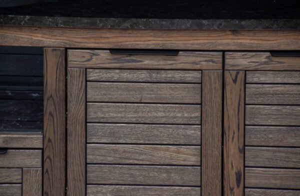 Kamado table "Solid Oak - Black-S" - Image 4