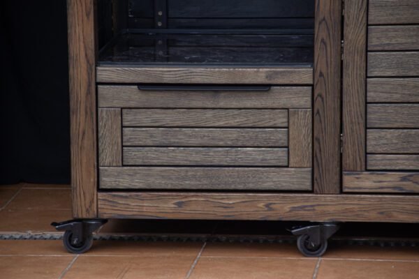 Kamado table "Solid Oak - Black-S" - Image 22