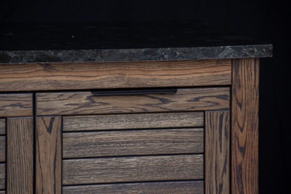 Kamado table "Solid Oak - Black-S" - Image 8