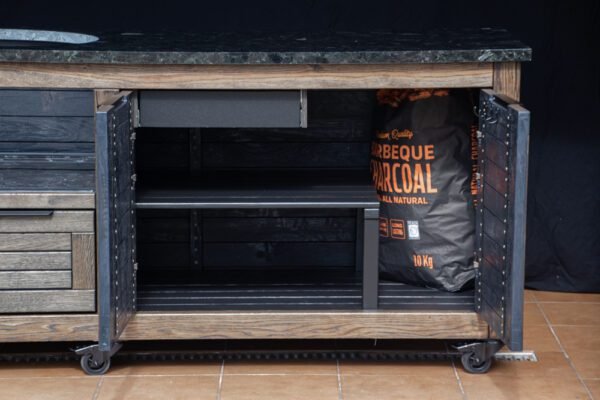 Kamado table "Solid Oak - Black-S" - Image 19
