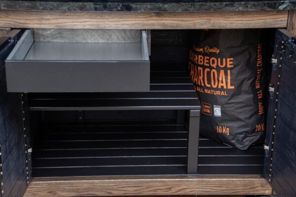 Kamado table "Solid Oak - Black-S" - Image 15