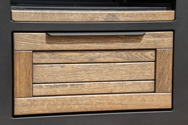 Kamado table "180 - Oak black/9005" - Image 31