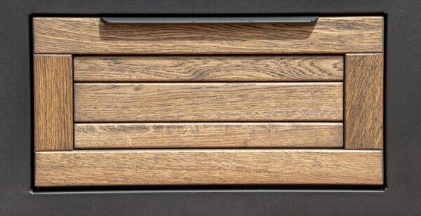 Kamado table "180 - Oak black/9005" - Image 32