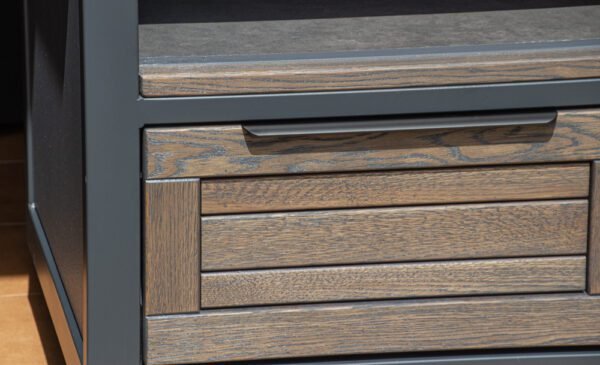 Kamado table "Oak Clear-grey/7016" - Image 46