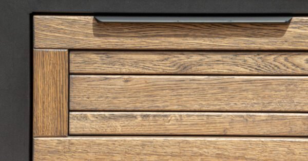 Kamado table "180 - Oak black/9005" - Image 22