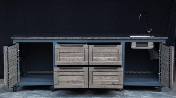 Kamado table "Oak-grey/7016" - Image 41
