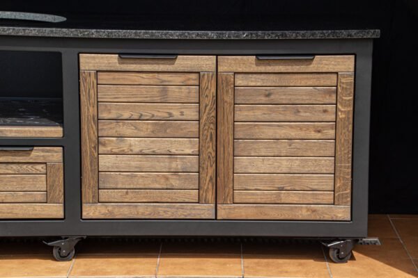 Kamado table "180 - Oak black/9005" - Image 20