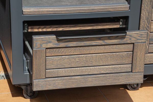 Kamado table "Oak Clear-grey/7016" - Image 50