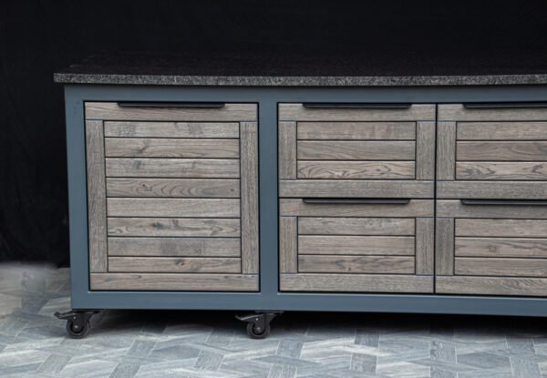 Kamado table "Oak-grey/7016" - Image 42