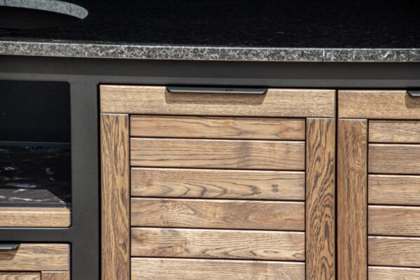 Kamado table "180 - Oak black/9005" - Image 41