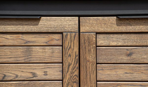 Kamado table "180 - Oak black/9005" - Image 43