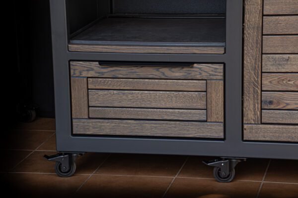 Kamado table "Oak Clear-grey/7016" - Image 61