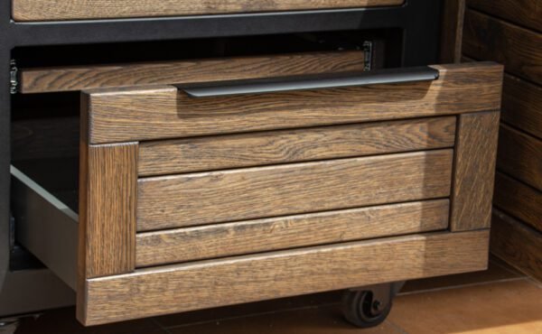 Kamado table "180 - Oak black/9005" - Image 47