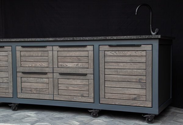 Kamado table "Oak-grey/7016" - Image 11