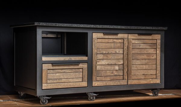Kamado table "180 - Oak black/9005" - Image 57