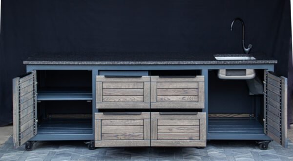 Kamado table "Oak-grey/7016" - Image 57
