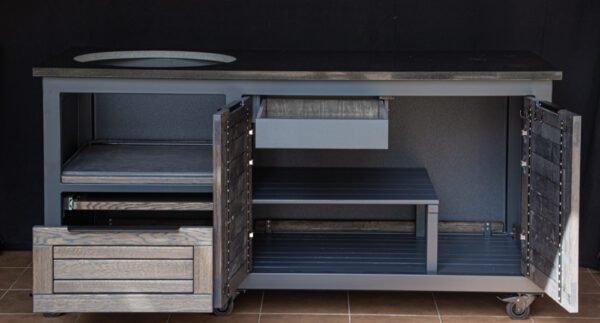 Kamado table "Oak Clear-grey/7016" - Image 16