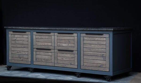 Kamado table "Oak-grey/7016" - Image 60