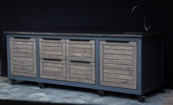 Kamado table "Oak-grey/7016" - Image 28