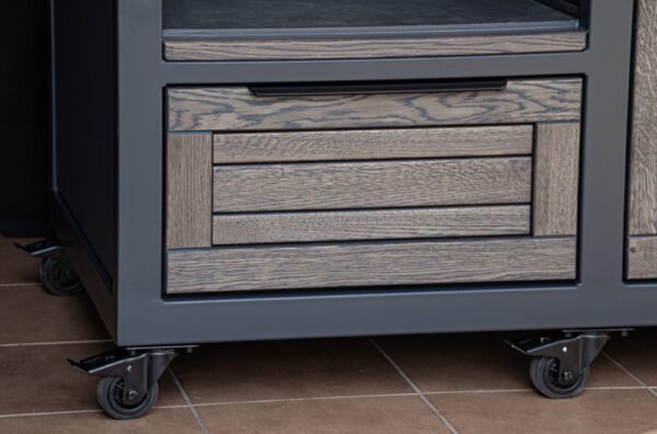 Kamado table "Oak Clear-grey/7016" - Image 76