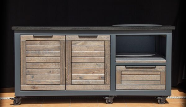 Kamado table "Oak Clear-grey/7016" - Image 41