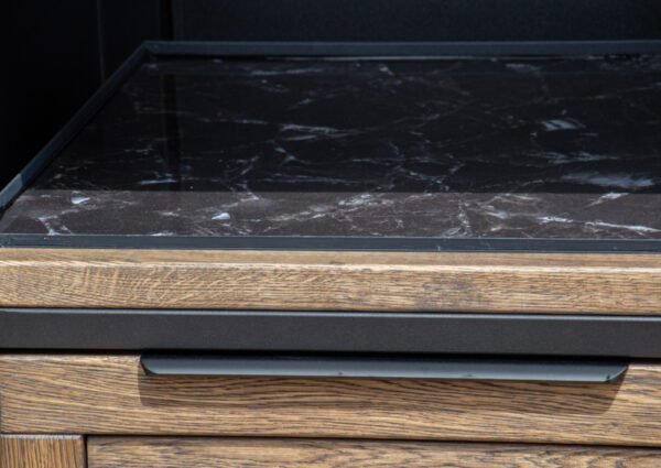 Kamado table "180 - Oak black/9005" - Image 37