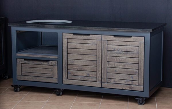 Kamado table "Oak Clear-grey/7016" - Image 9