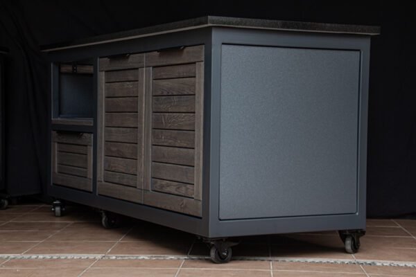 Kamado table "Oak Clear-grey/7016" - Image 90