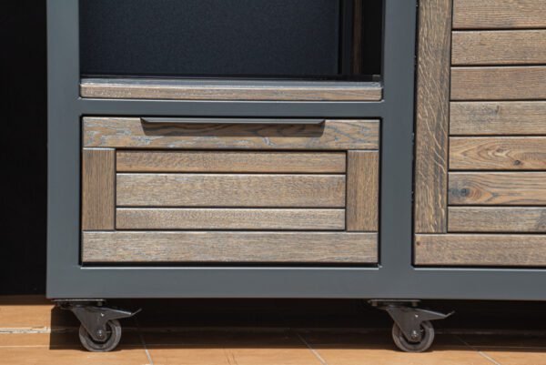 Kamado table "Oak Clear-grey/7016" - Image 42