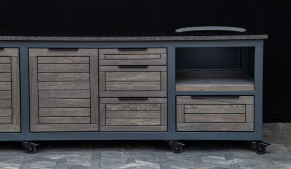 Kamado table "Big250 Oak-grey/7016" - Image 29