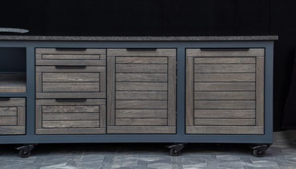 Kamado table "Big250 Oak-grey/7016" - Image 7