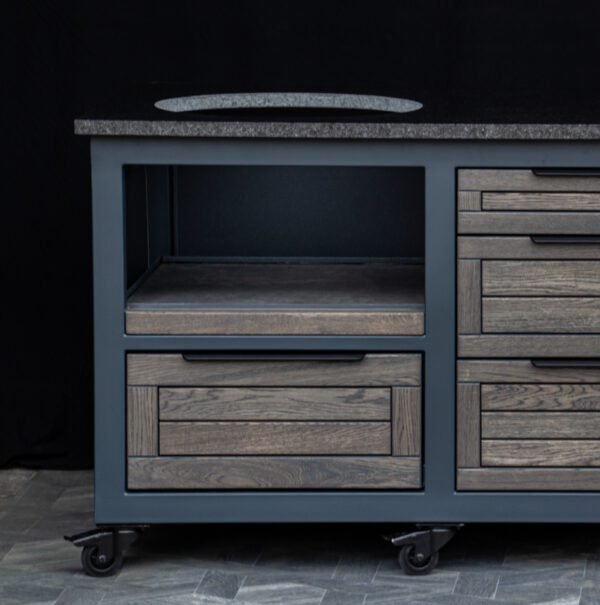 Kamado table "Big250 Oak-grey/7016" - Image 47