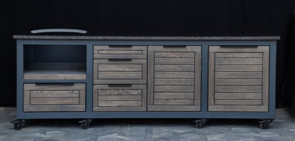 Kamado table "Big250 Oak-grey/7016" - Image 32