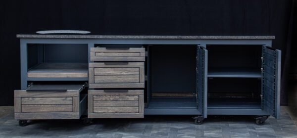 Kamado table "Big250 Oak-grey/7016" - Image 19