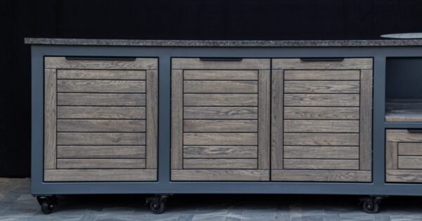 Kamado table "250 Oak-grey/7016" - Image 2