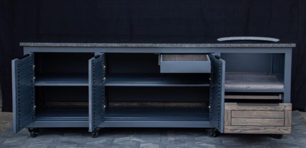 Kamado table "250 Oak-grey/7016" - Image 8