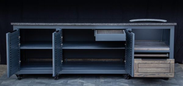 Kamado table "250 Oak-grey/7016" - Image 4